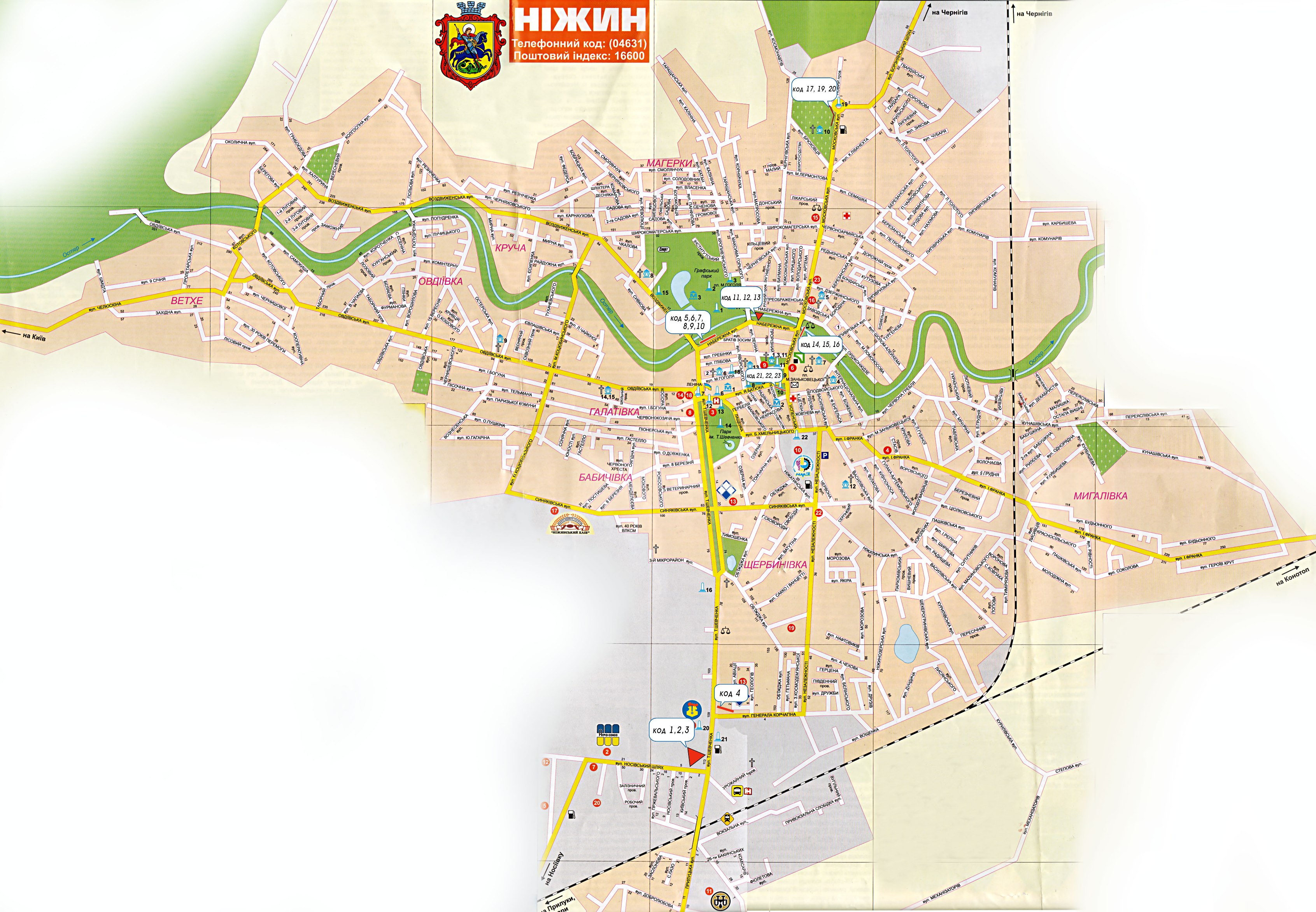 city ​​map